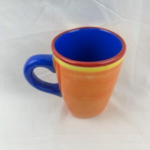 Vintage Dansk Coffee Mugs Caribe Bahama Blue Coffee Cup Hand Painted Vintage.